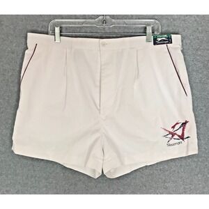 NEW! Vintage International by Slazenger Tennis Shorts Size 40 White Running NWT